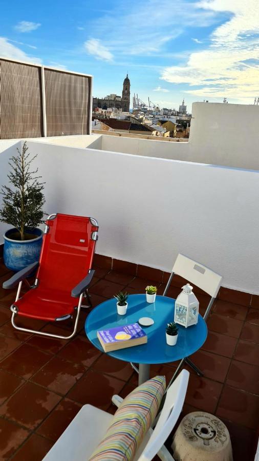 Apartmán Penthouse With Solarium In The Center Of Malaga-Atico Con Solarium En El Centro De Màlaga Exteriér fotografie
